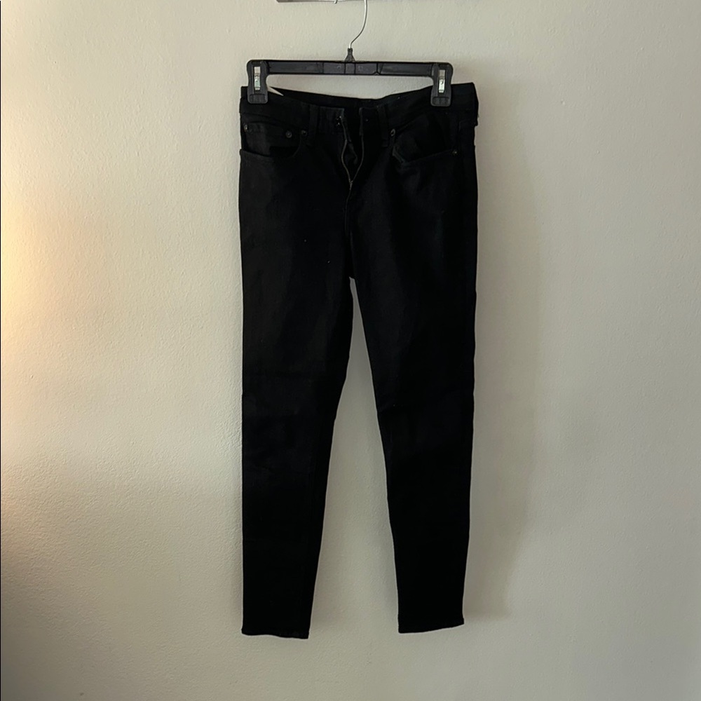 Rag & Bone Black Skinny Jeans Sleek Fit